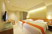 Twin-Bed, Adhi Jaya Sunset Hotel, Kuta, Bali